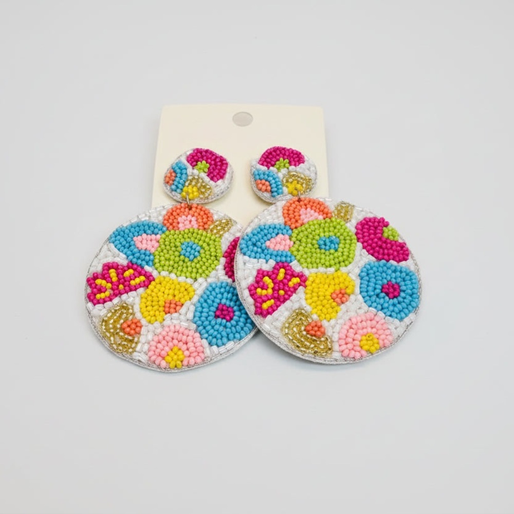 Summer Bud Beaded Earrings